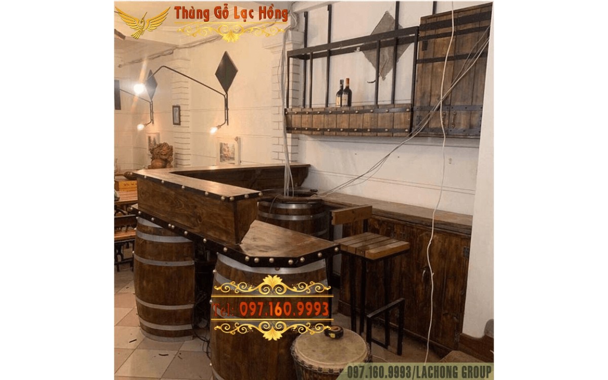 Thiết kế quầy bar mini phòng khách nổi bật nhất